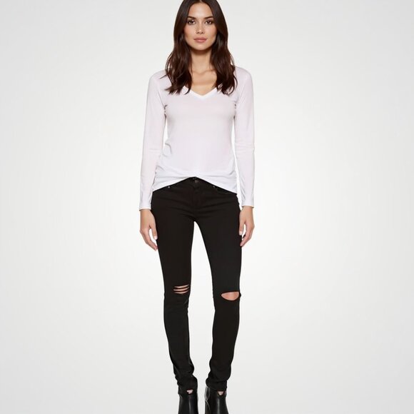 Rag & Bone/JEAN High-Rise Skinny Jeans Night Wash Size 26 NWT - Picture 1 of 16